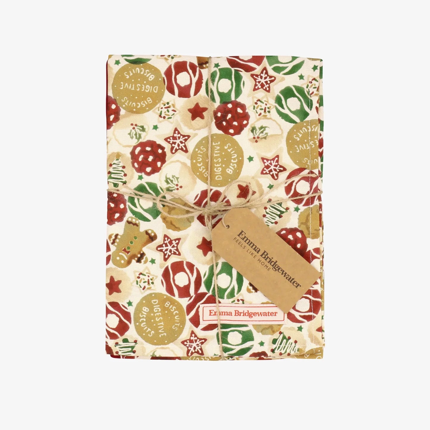 EMMA BRIDGEWATER- Christmas Biscuits Oven Glove & Tea Towel Set