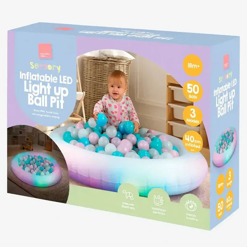 Sensory LED Inflatable Ball Pit 90cm