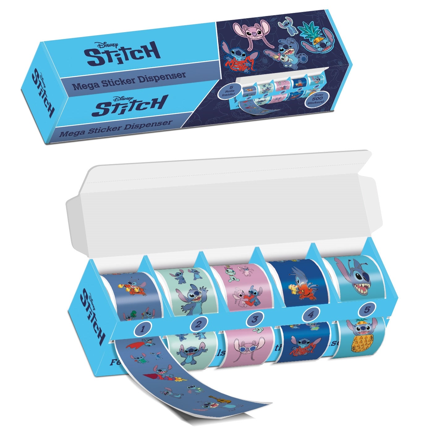 LILO & STITCH (CORE) 500PC STICKER DISPENSER