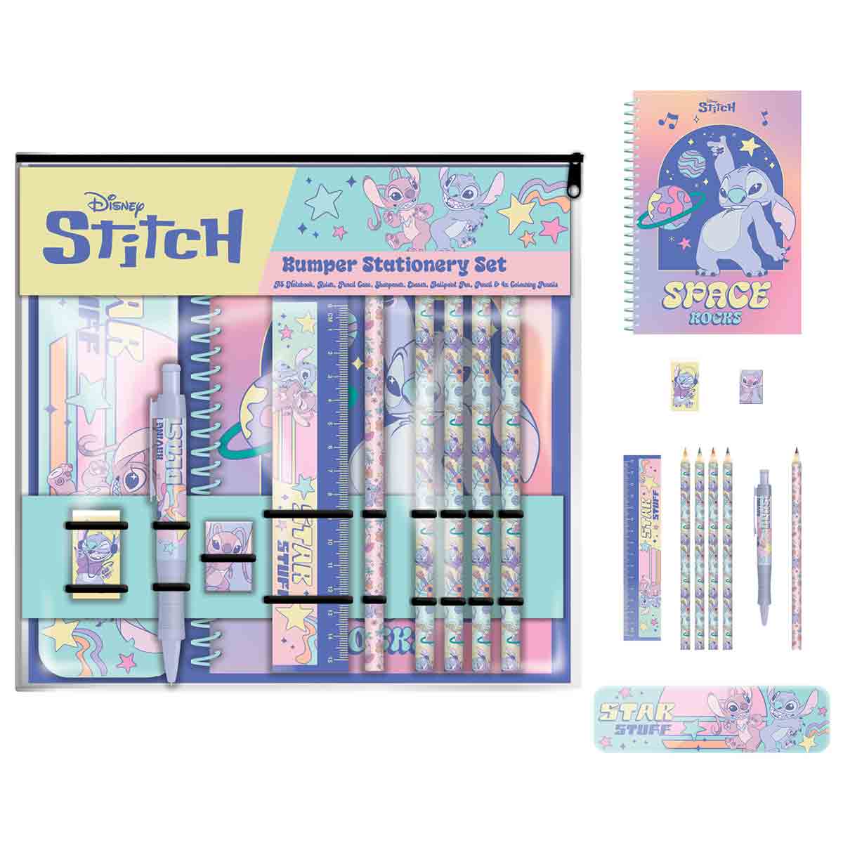 LILO & STITCH (PLANETARY) A5 BUMPER STATIONERY SET