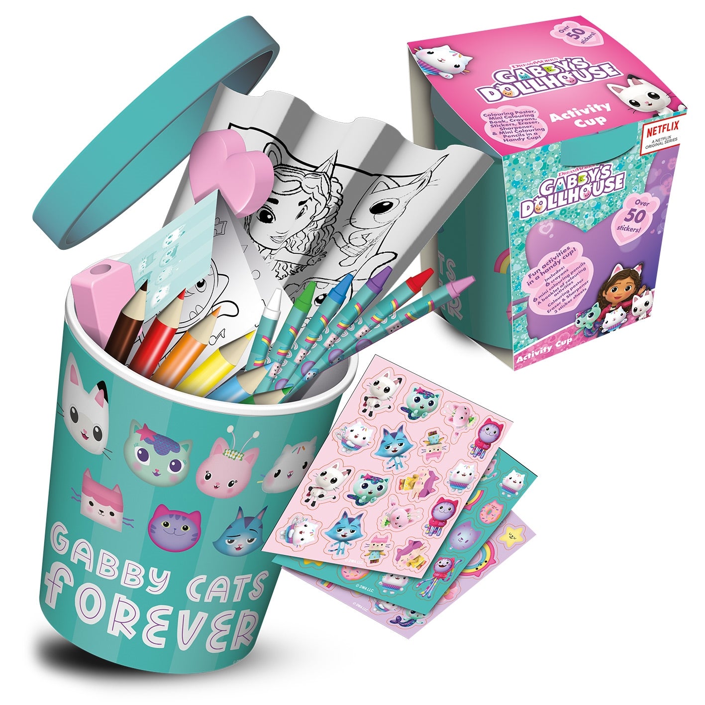GABBY'S DOLLHOUSE (GABBY CATS FOREVER) ACTIVITY CUP