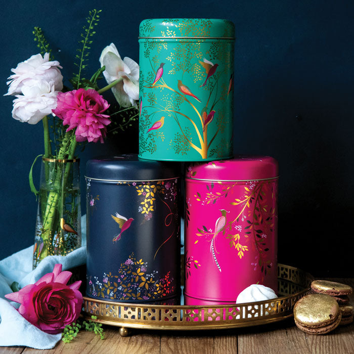 SARA MILLER LONDON - Chelsea Round Tin Caddies SET OF 3