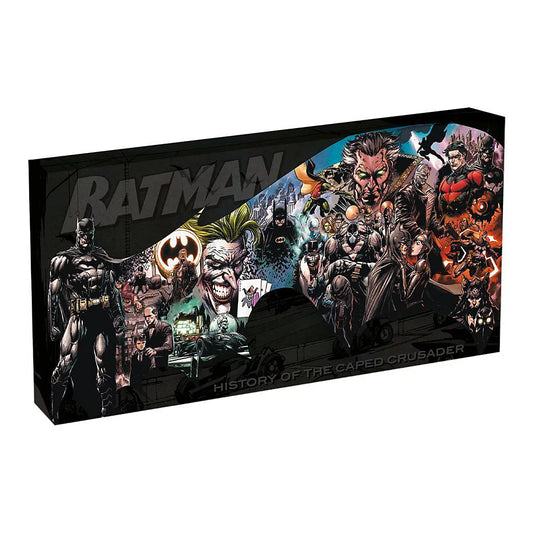 Batman History Of The Caped Crusader Letterbox Light Up Canvas