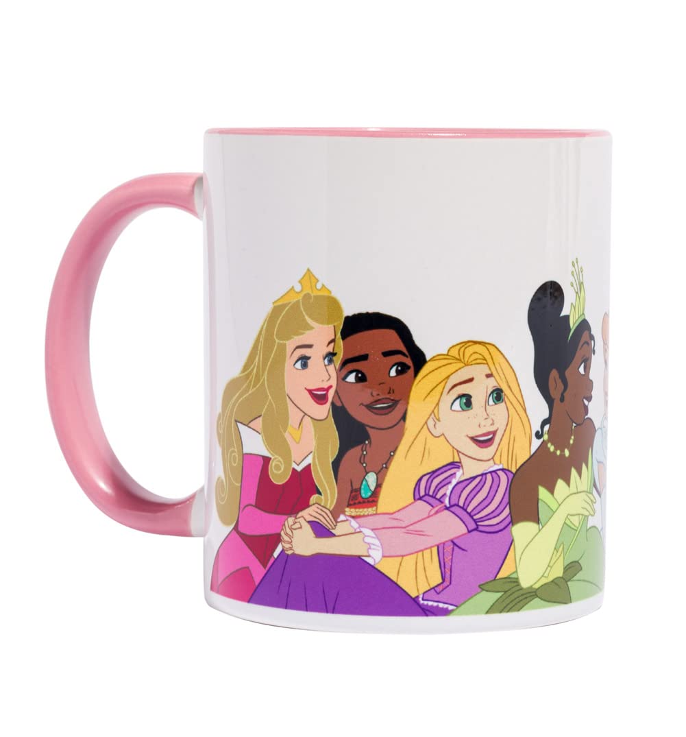 Disney- Princess Pink Handle Mug, Ceramic, Mug, 312ml