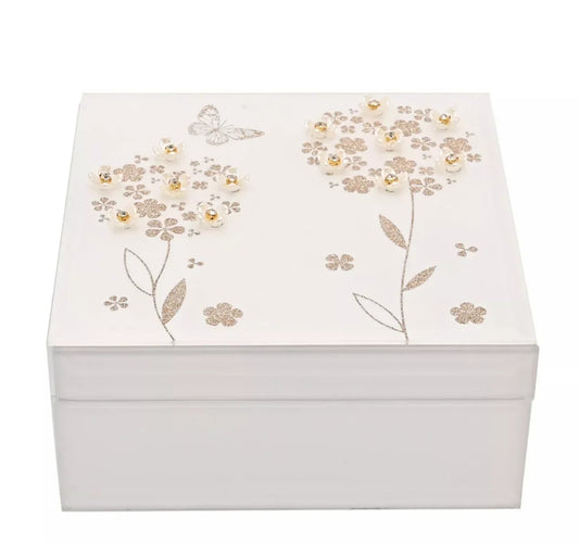 SOPHIA - Glitter Butterfly Jewellery Box