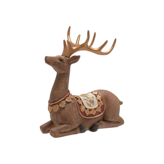 THE SEASONAL GIFT CO - Sitting Reindeer Decoration
