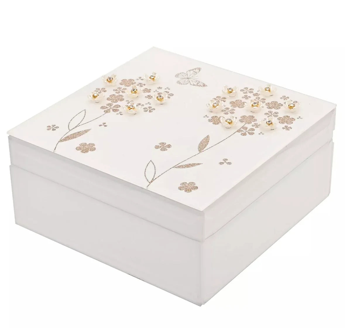 SOPHIA - Glitter Butterfly Jewellery Box