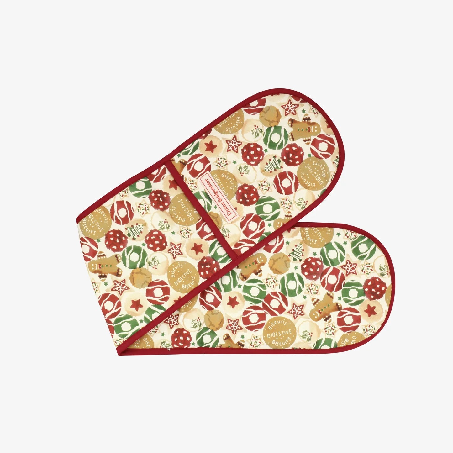 EMMA BRIDGEWATER- Christmas Biscuits Oven Glove & Tea Towel Set