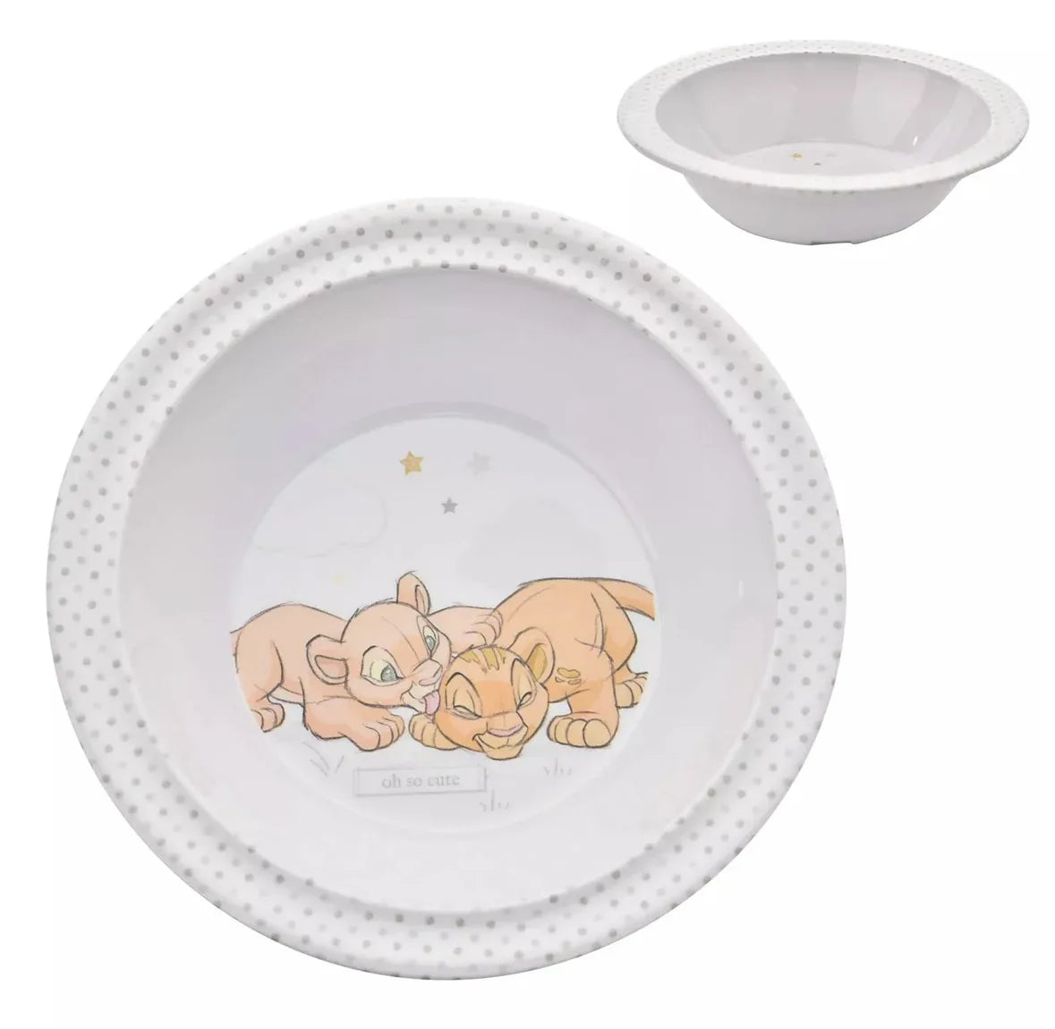 DISNEY - Magical Beginnings 5 Piece Melamine Crockery Set - SIMBA