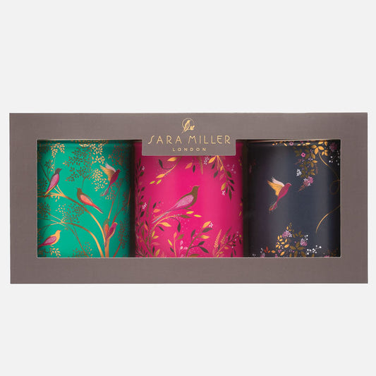 SARA MILLER LONDON - Chelsea Round Tin Caddies SET OF 3