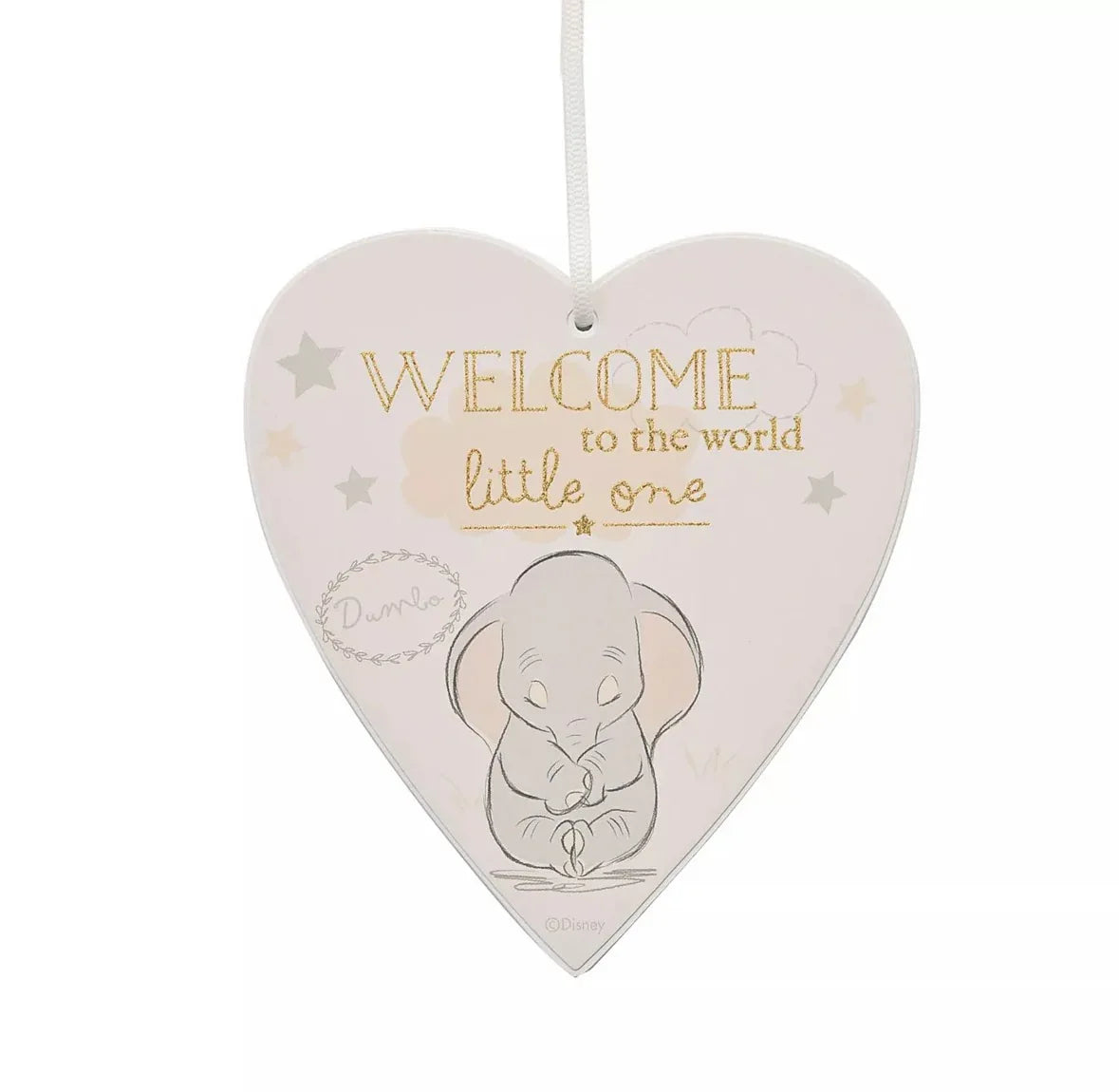 DISNEY -  Heart Plaque Welcome To The World