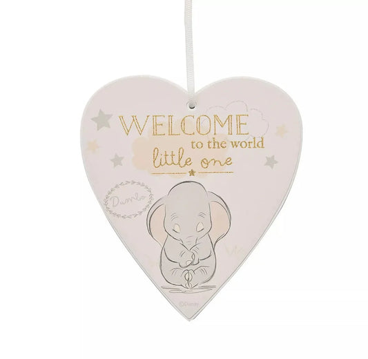 DISNEY -  Heart Plaque Welcome To The World