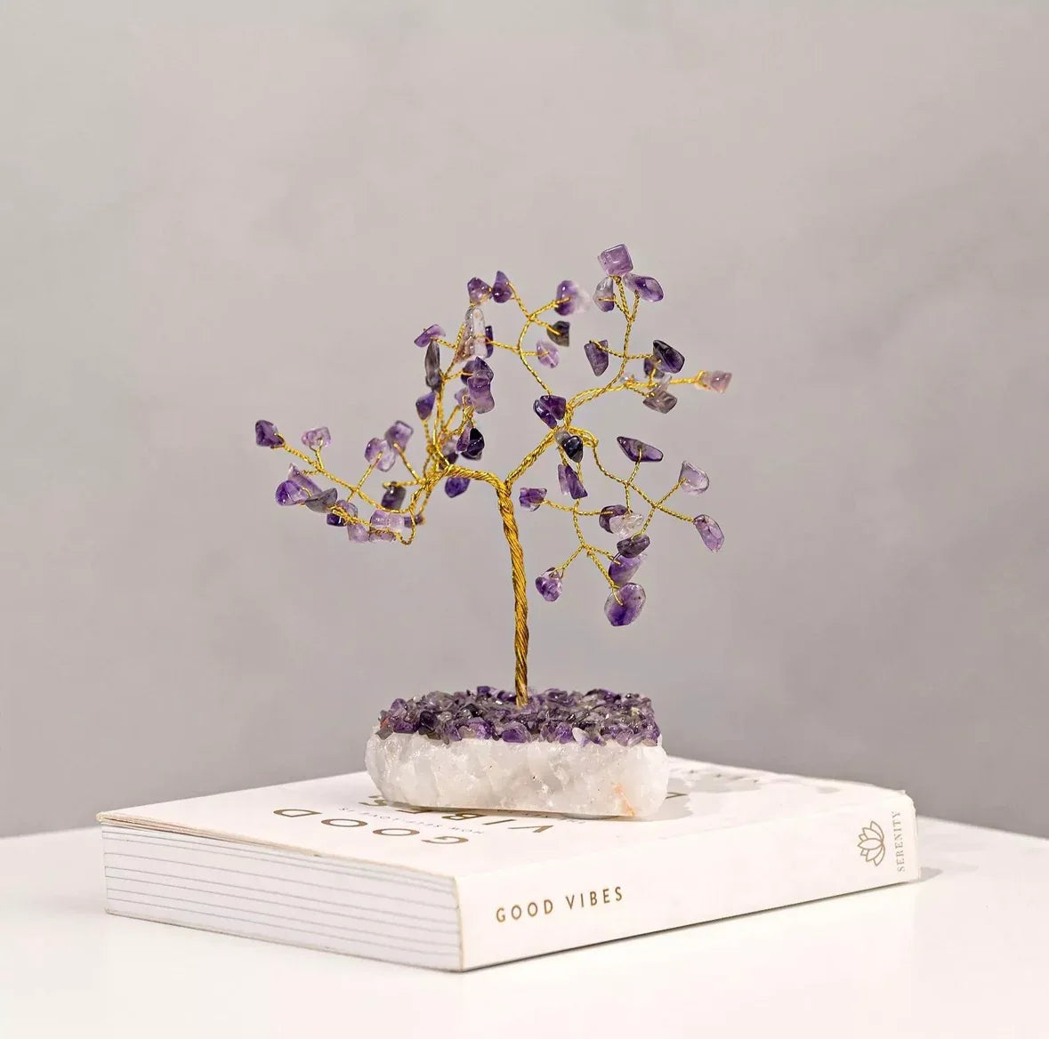 SERENITY- Gemstone Tree (Amethyst)