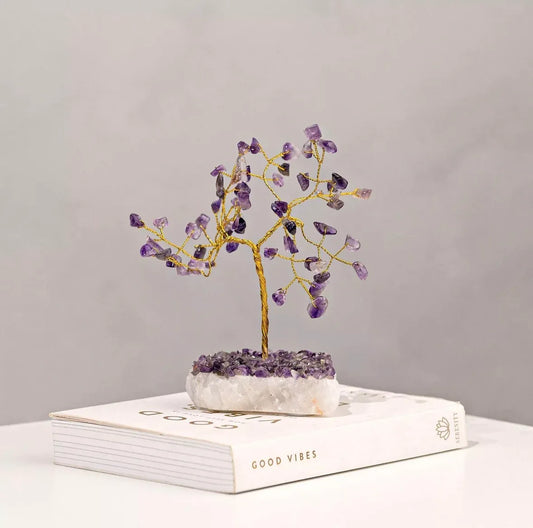SERENITY- Gemstone Tree (Amethyst)