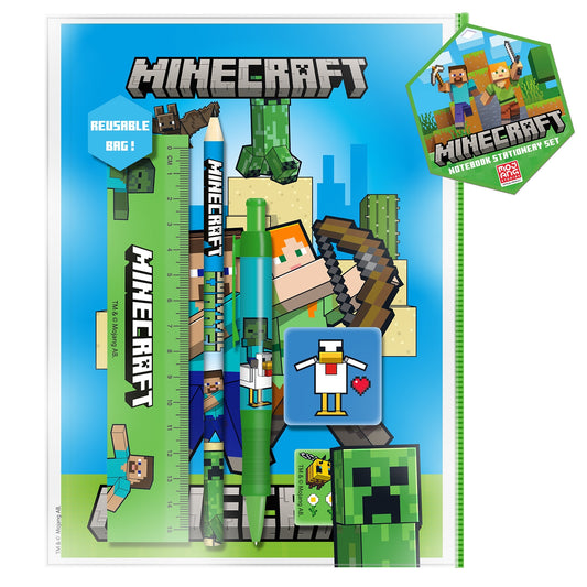 MINECRAFT (CHARACTERS) A5 BUMPER STATIONERY SET