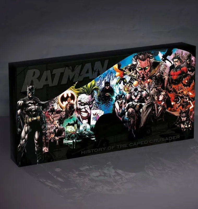 Batman History Of The Caped Crusader Letterbox Light Up Canvas