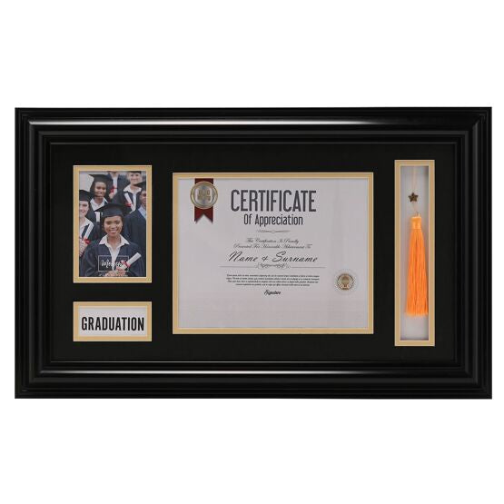 IMPRESSIONS GRADUATION CERTIFICATE FRAME 11.5 X 21